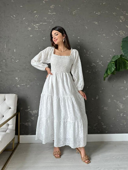 Dress with embroidery details