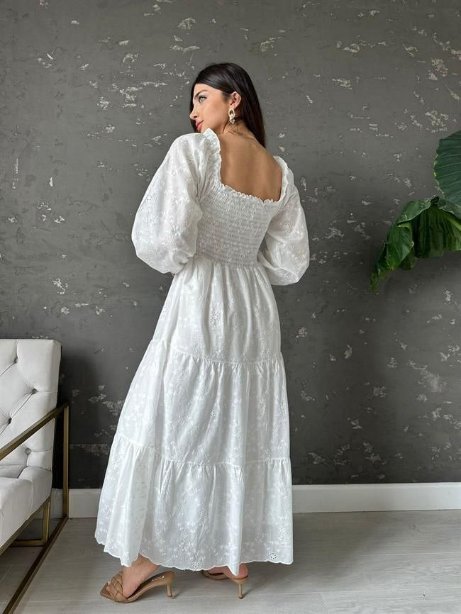 Dress with embroidery details
