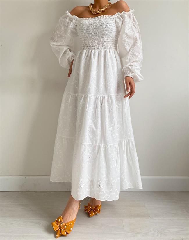Dress with embroidery details