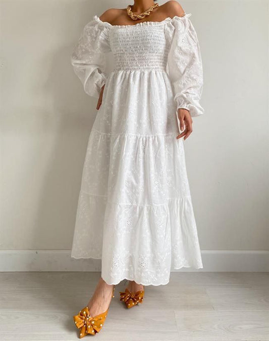 Dress with embroidery details