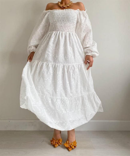 Dress with embroidery details
