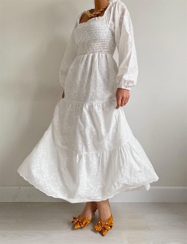 Dress with embroidery details
