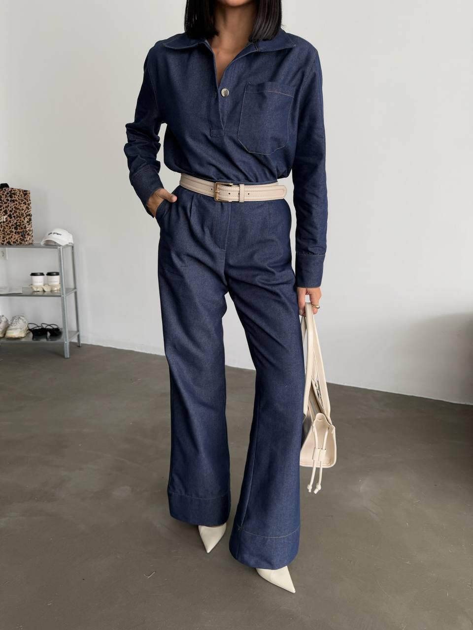 Jeans tencel co-ord set