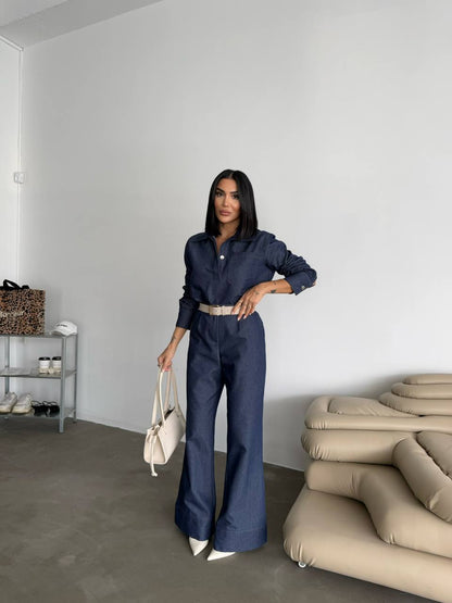 Jeans tencel co-ord set