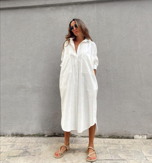Linen shirt Dress