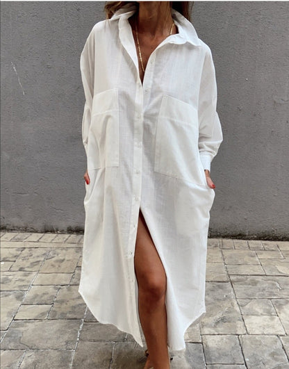 Linen shirt Dress