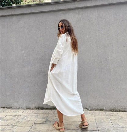 Linen shirt Dress