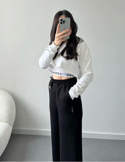 Oysjo wide leg cotton pants