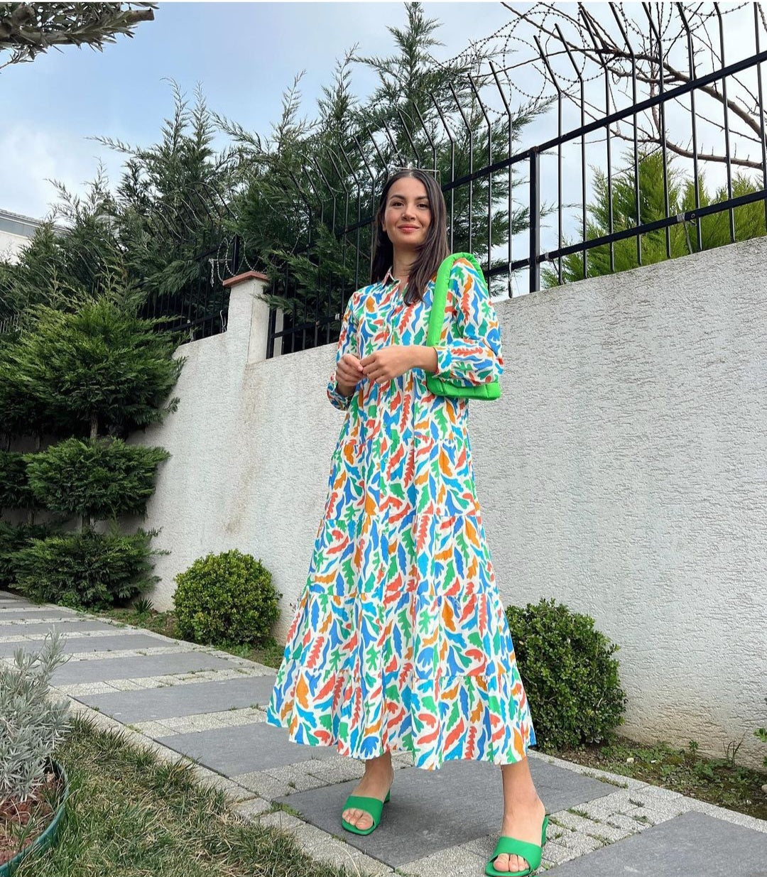 Printed dress