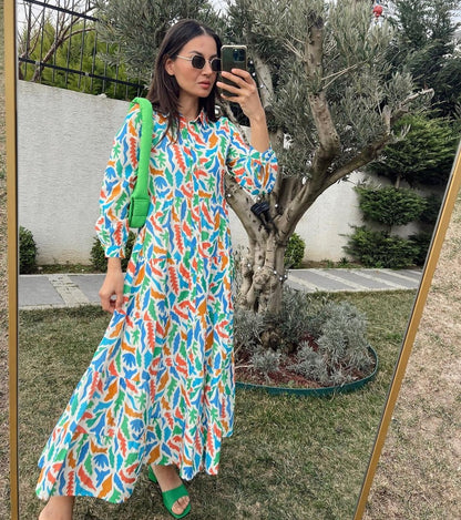 Printed dress