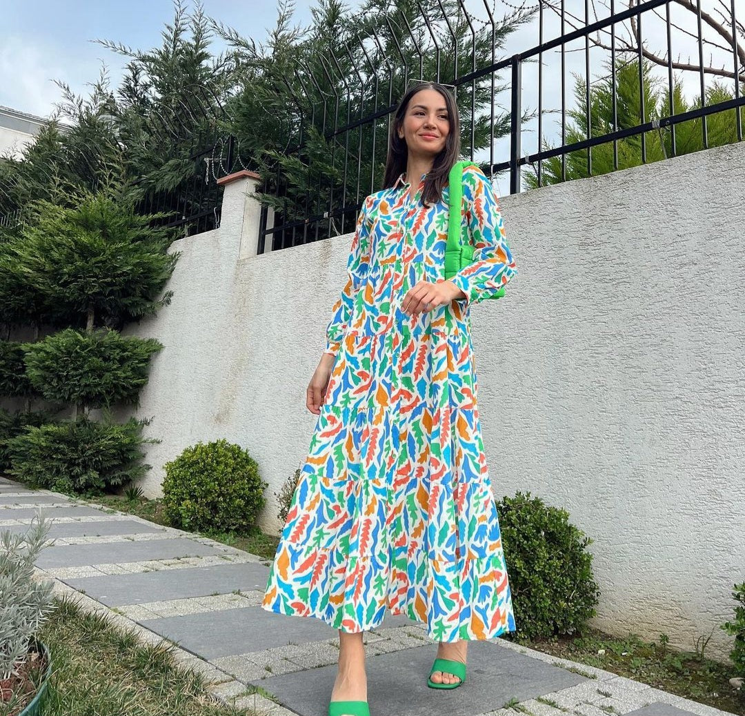 Printed dress
