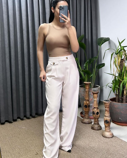 Wide leg trouser