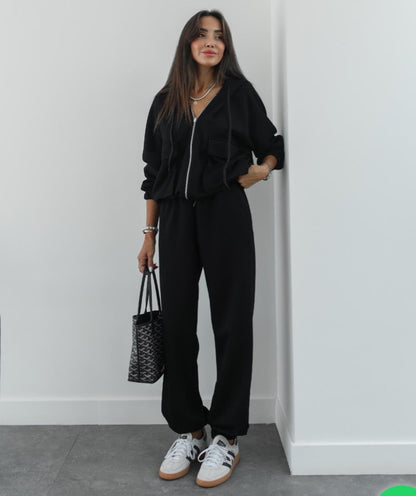 Oysho fabric hooded tracksuit