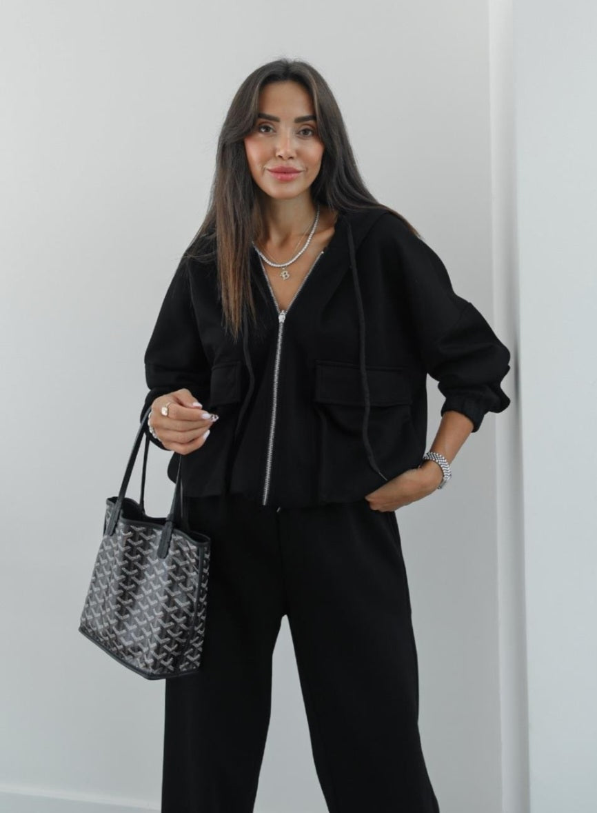 Oysho fabric hooded tracksuit