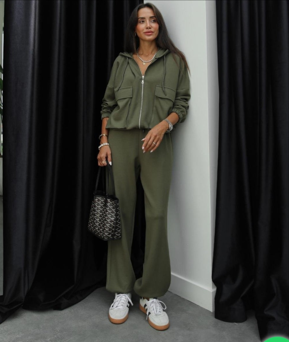 Oysho fabric hooded tracksuit
