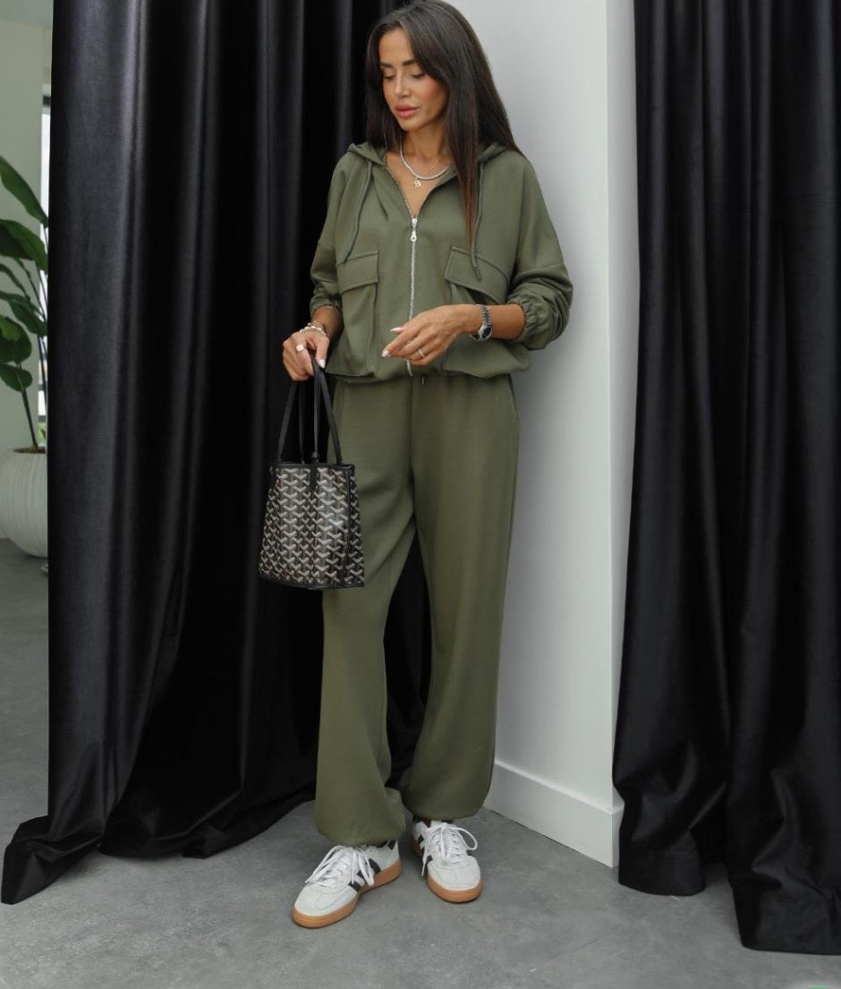 Oysho fabric hooded tracksuit