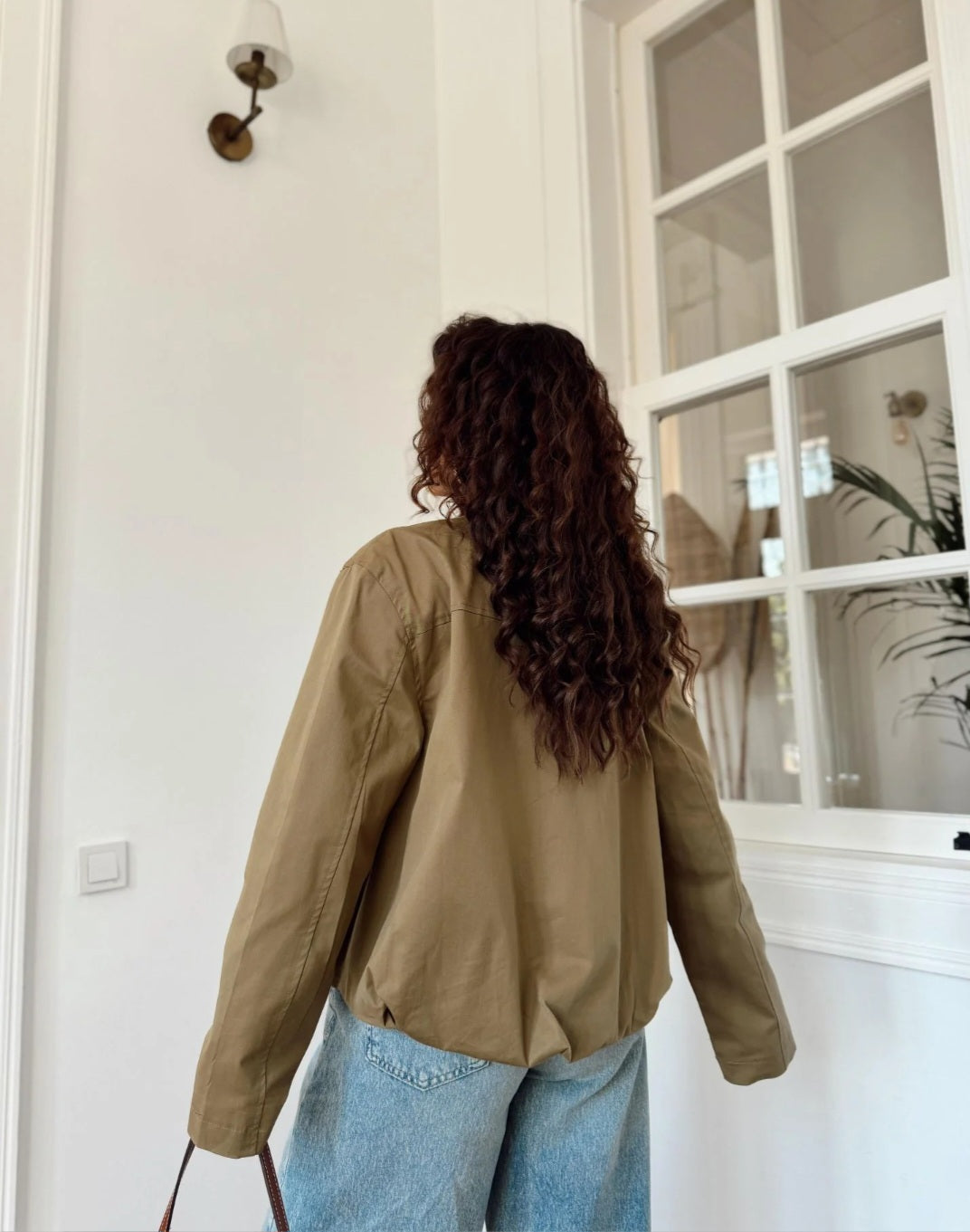 Zara model jacket