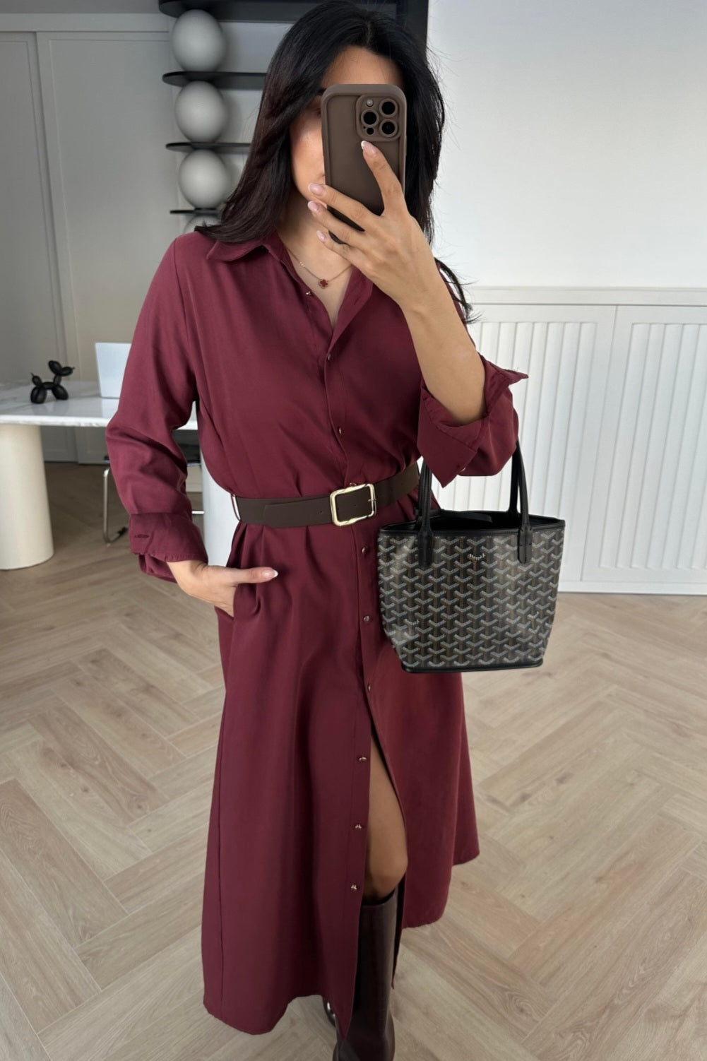 Tencil belted dress