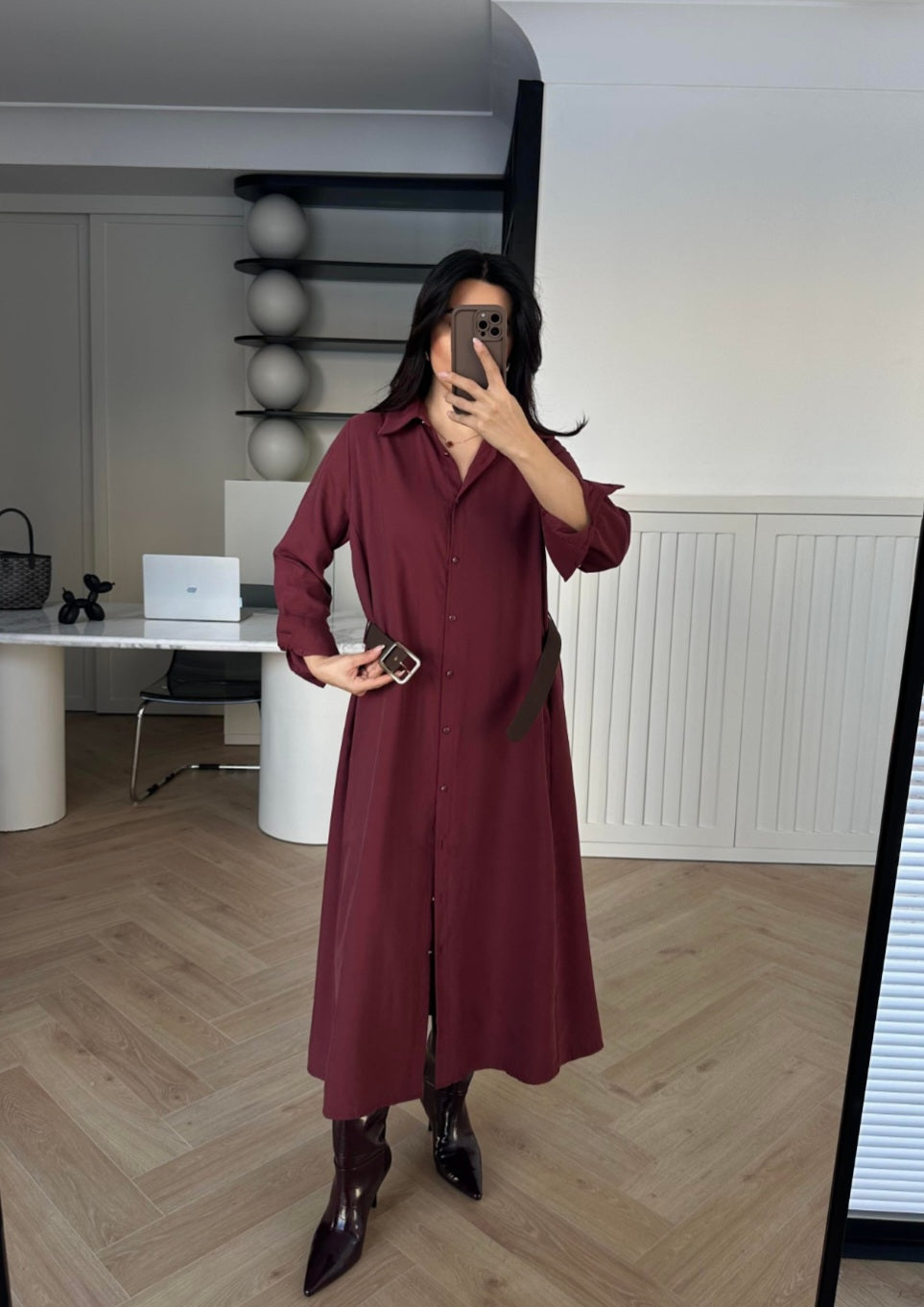 Tencil belted dress