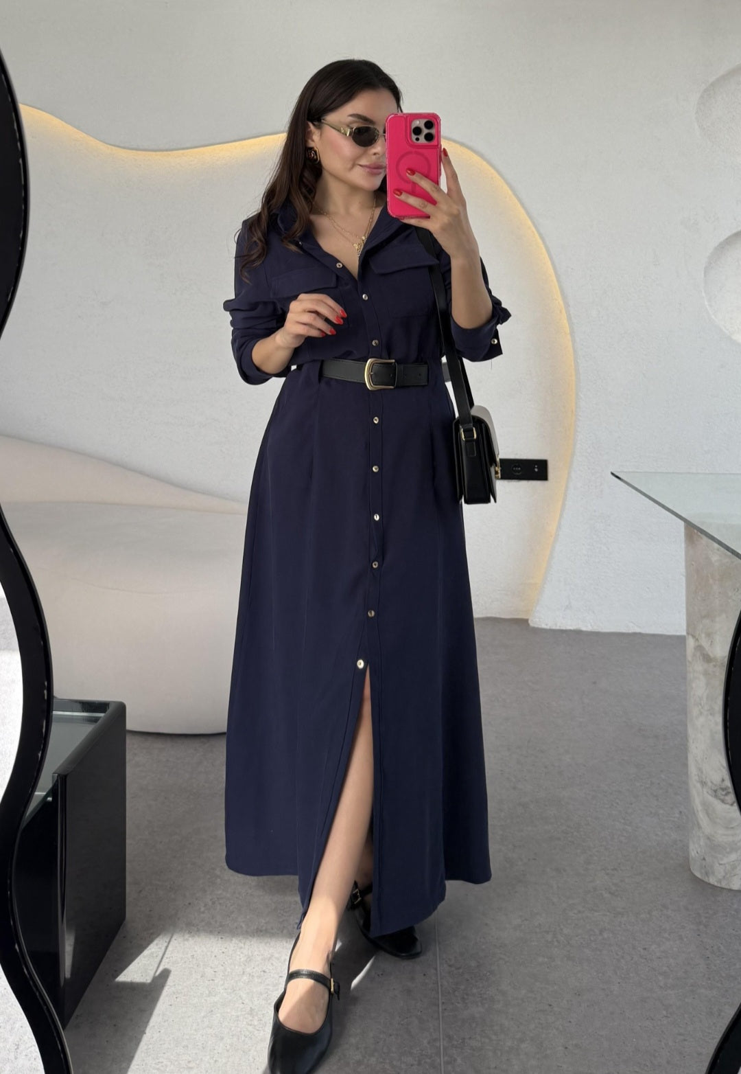 Tencil belted dress