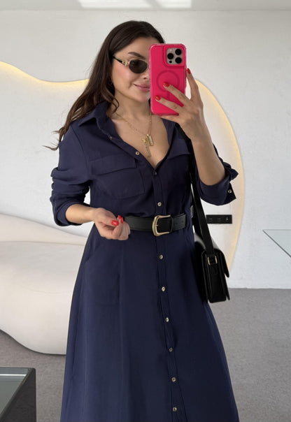 Tencil belted dress
