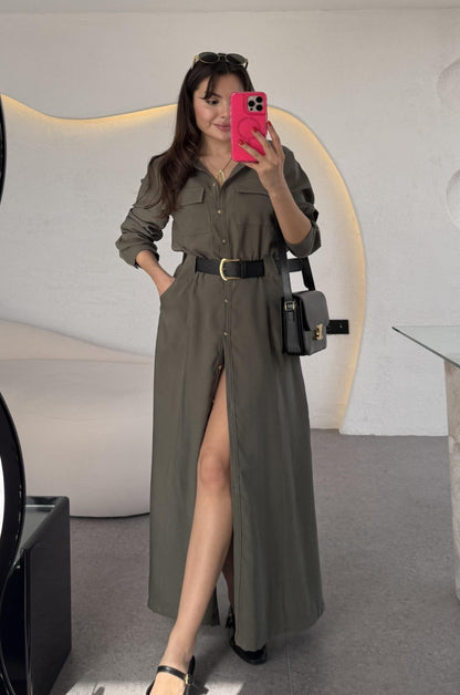 Tencil belted dress