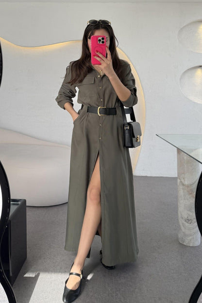 Tencil belted dress