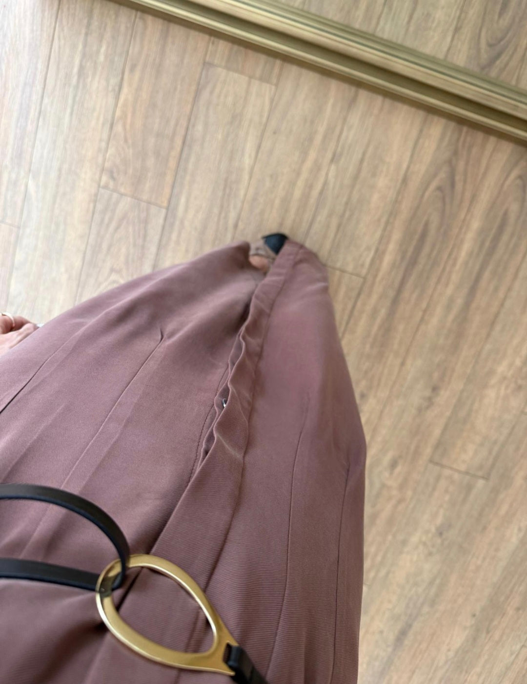 Tencel belted dress