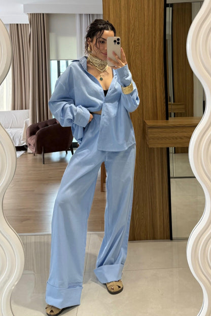 Massimo dutti linen co-ord set