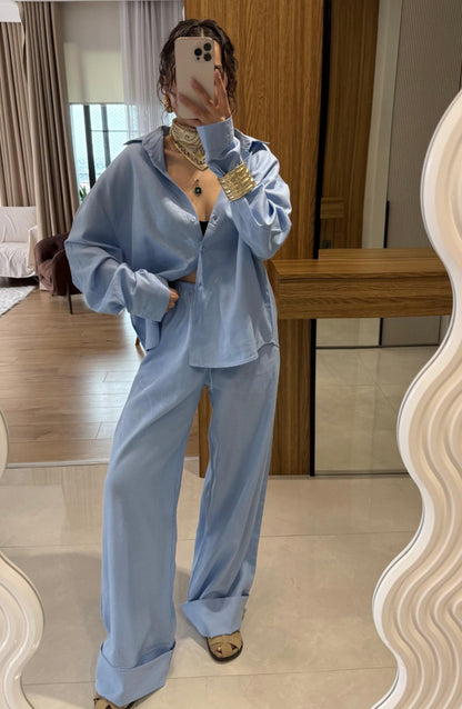 Massimo dutti linen co-ord set