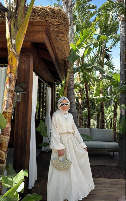 Boheme belted dress