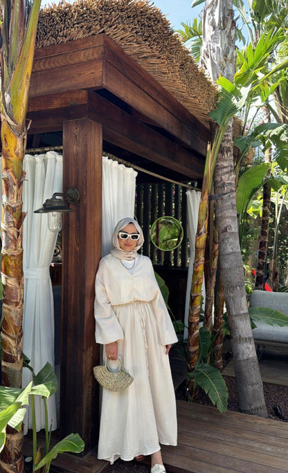 Boheme belted dress