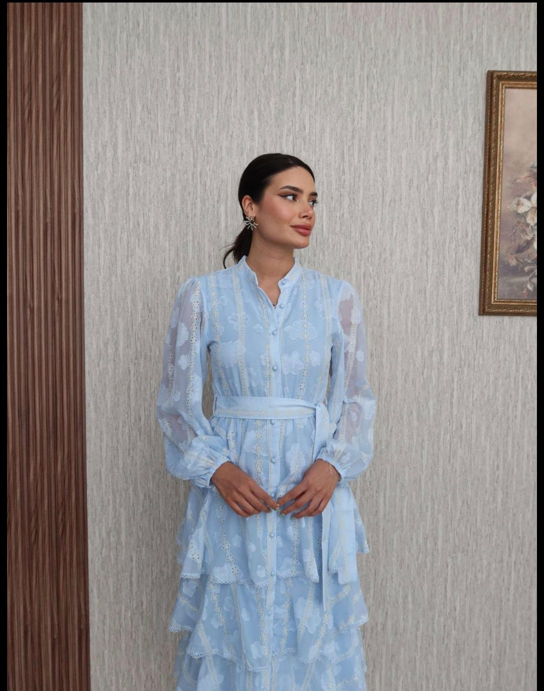 Midi layered dress