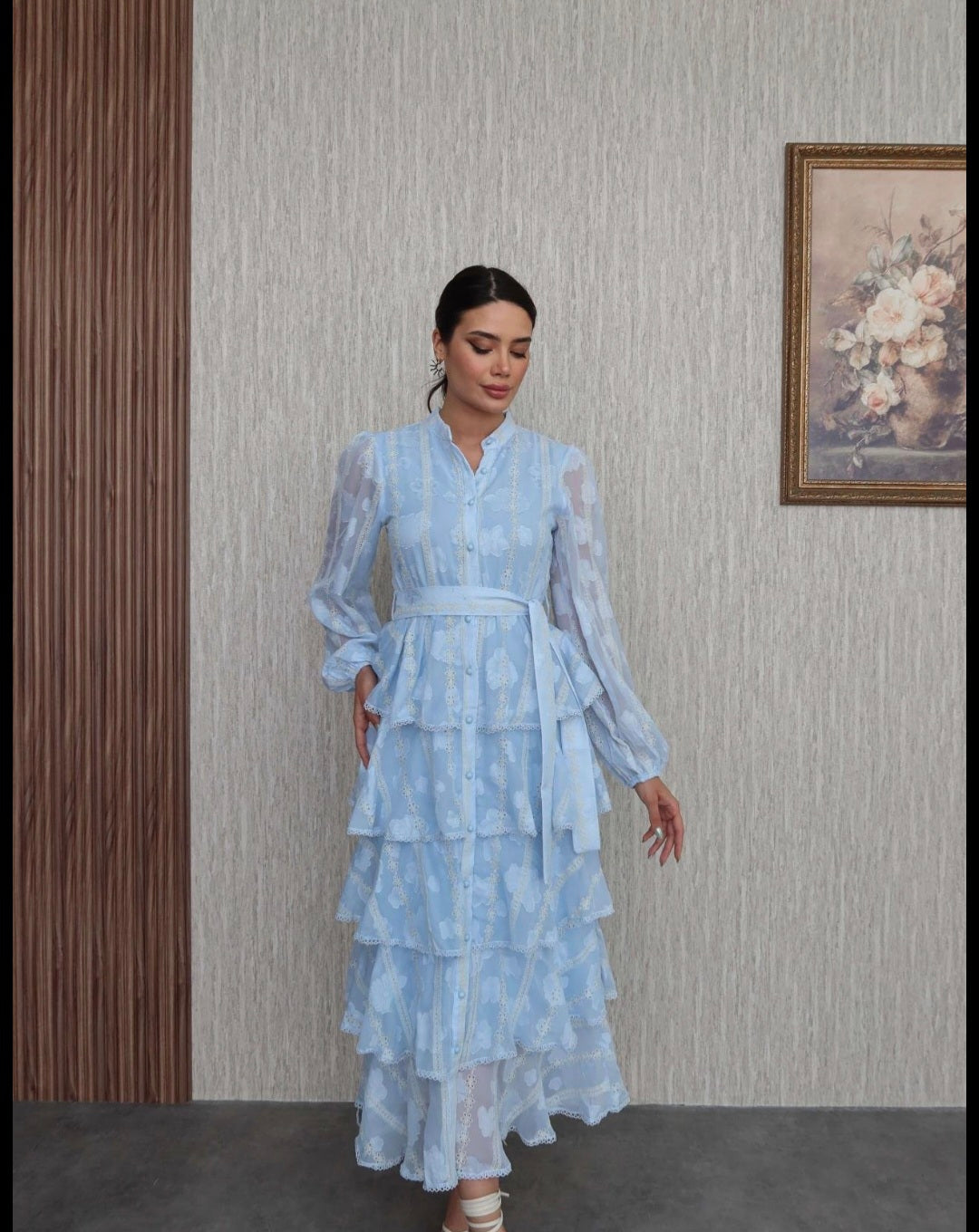 Midi layered dress