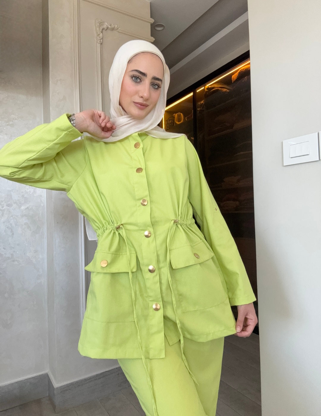 Linen canvas co-ord set