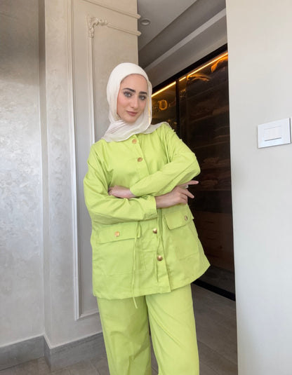 Linen canvas co-ord set