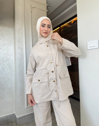Linen canvas co-ord set