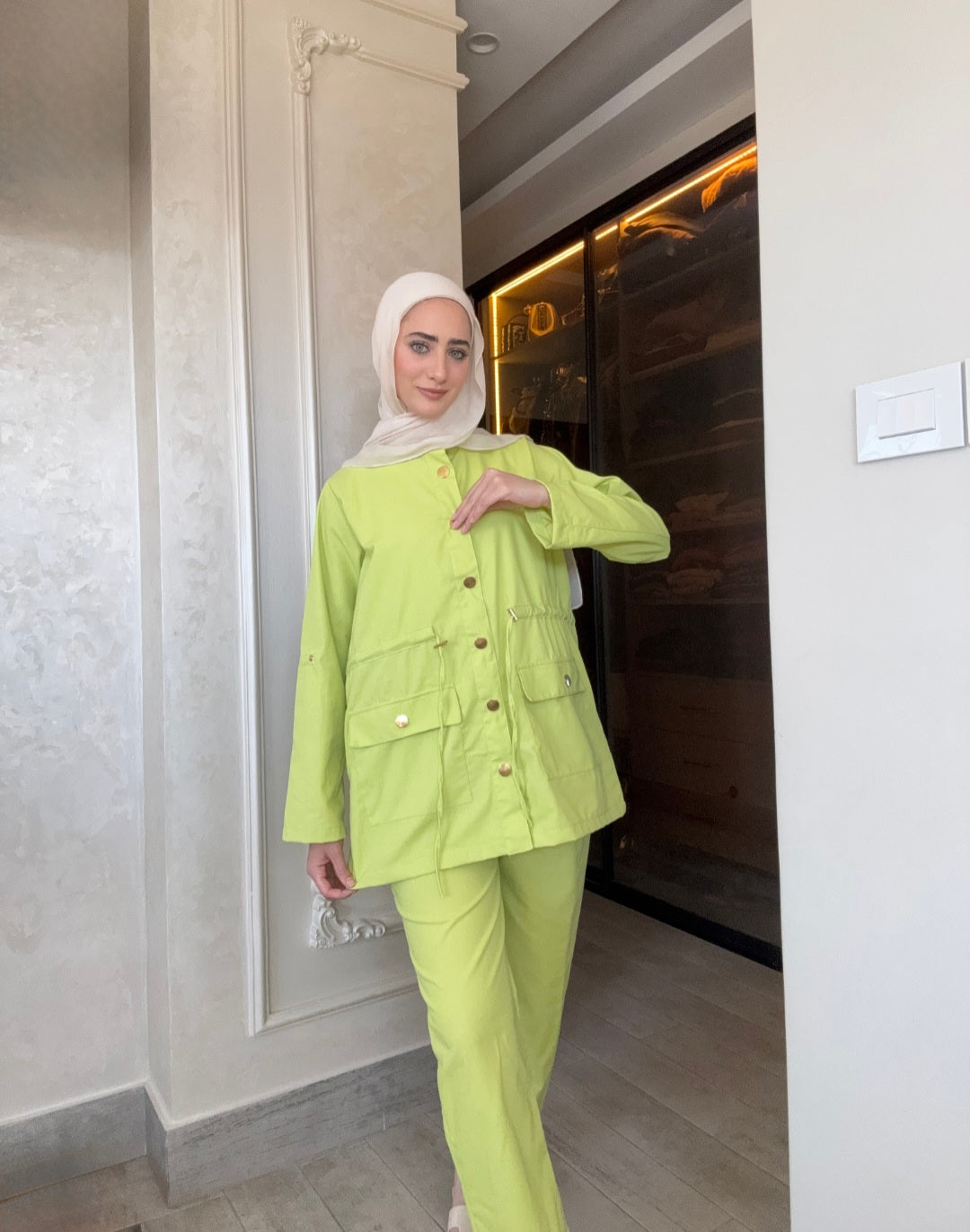 Linen canvas co-ord set