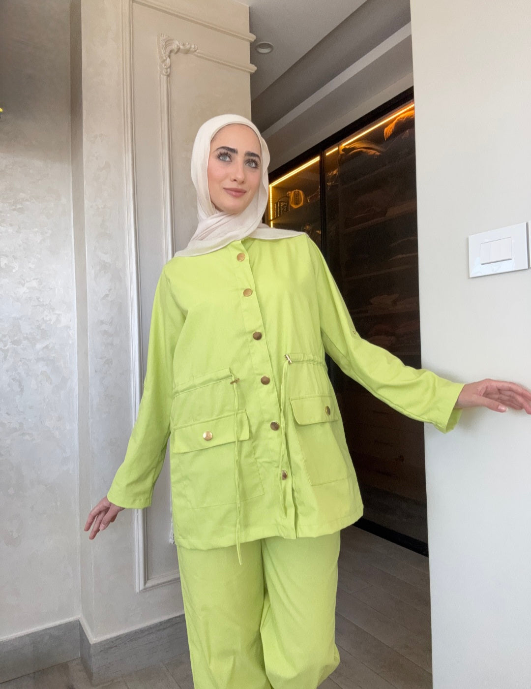 Linen canvas co-ord set