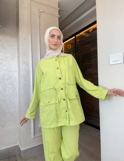 Linen canvas co-ord set