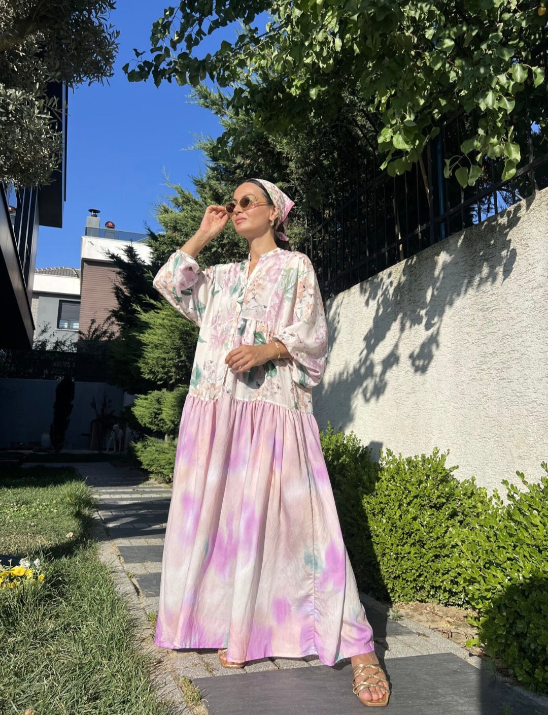 Boheme printed dress