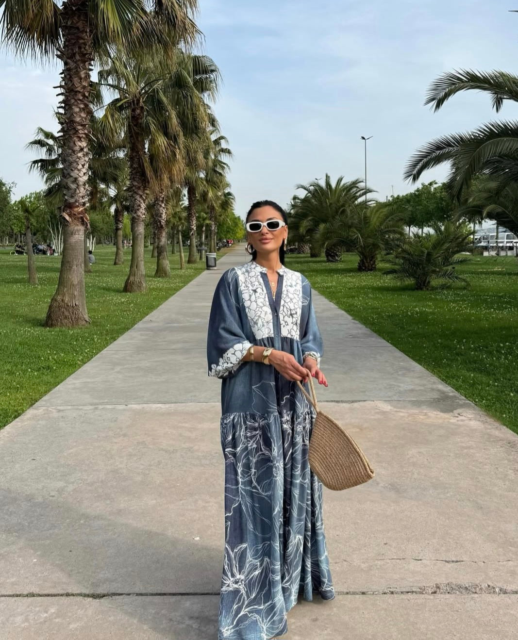 Boheme printed dress