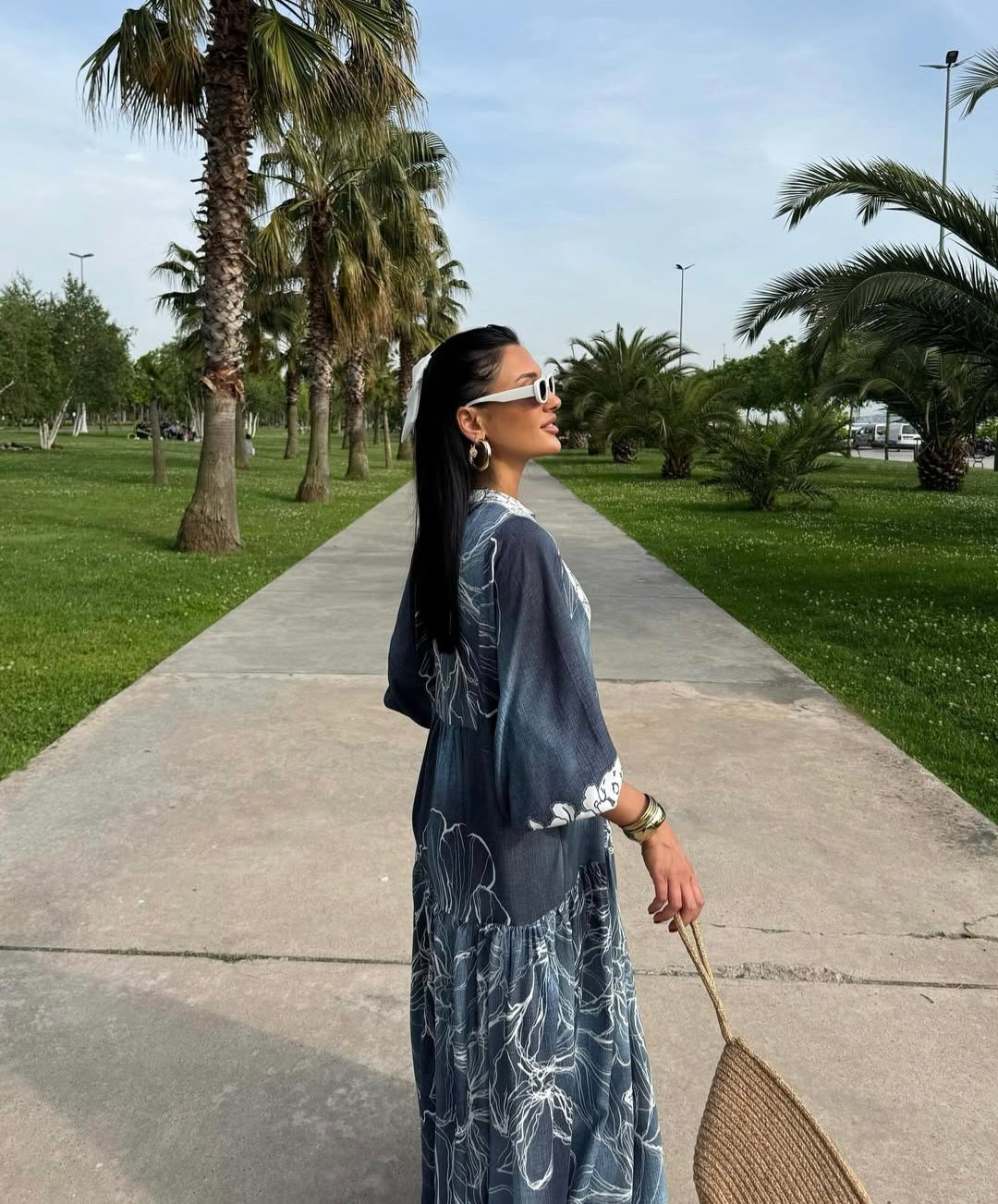 Boheme printed dress