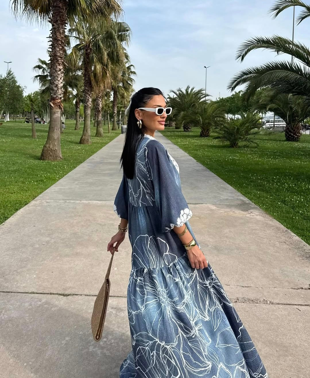 Boheme printed dress