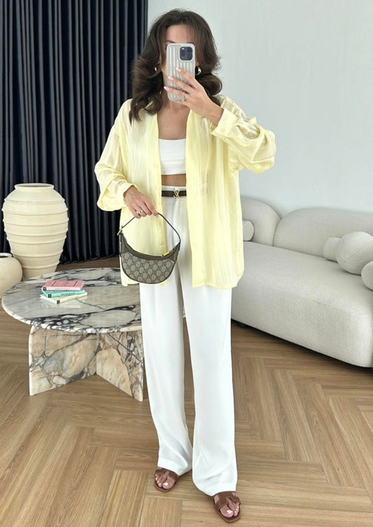 Tencel oversized shirt