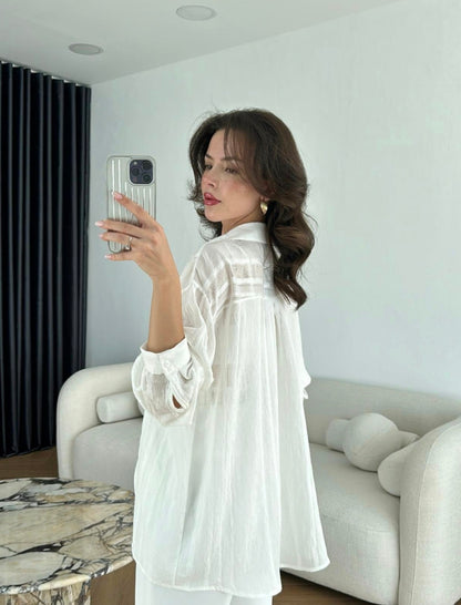 Tencel oversized shirt