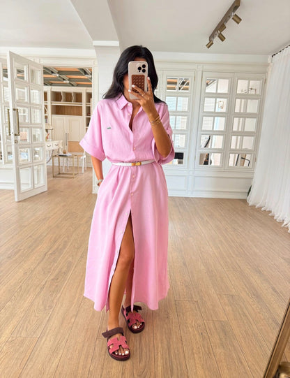 Lacoste linen dress ( without belt)