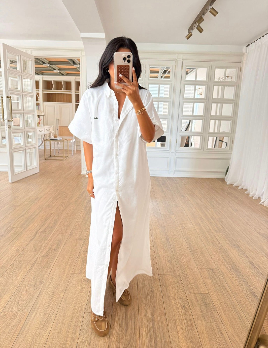 Lacoste linen dress ( without belt)