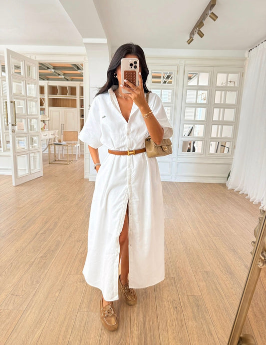 Lacoste linen dress ( without belt)