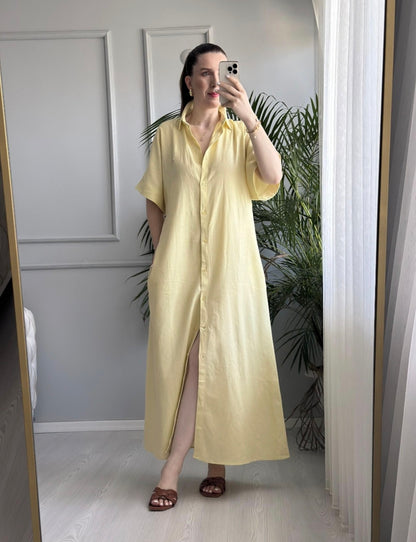 Lacoste linen dress (without belt)